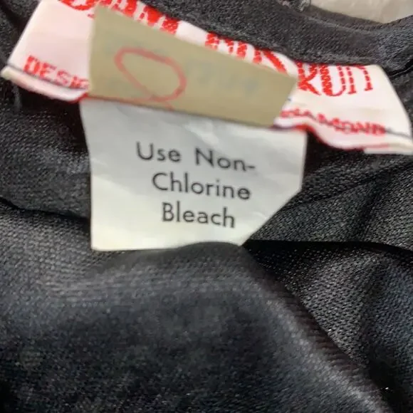 Vintage 80s Diamonds Run drop waist glitter gown, 13/14 - Picture 8 of 8